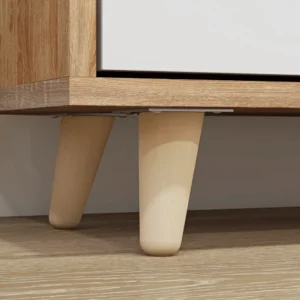 HOMCOM Σχάρα παπουτσιών 3 συρταριών που εξοικονομεί χώρο με ρυθμιζόμενο ράφι για 18-24 ζευγάρια παπούτσια, 72x24x119cm, Λευκό 837-473V80WT - Image 7