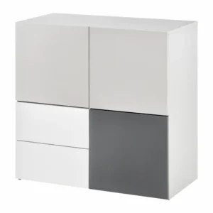 Ντουλάπι πολλαπλών χρήσεων HOMCOM με συρτάρια και πόρτες, Έπιπλα γραφείου σαλονιού 838-054 - Image 4