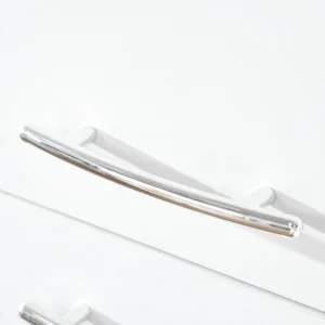 Ντουλάπι HOMCOM πολλαπλών χρήσεων με 2 ντουλάπια και ρυθμιζόμενα ράφια, μοριοσανίδα, 59x31x155cm, λευκό 838-097 - Image 6