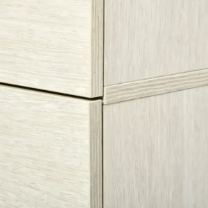 HOMCOM Ξύλινο Ντουλάπι Μπάνιου με Συρτάρι, 2 Ντουλάπες και Ρυθμιζόμενα Ράφια, 34x34x150 cm, Χρώμα Ξύλου 838-207 - Image 6