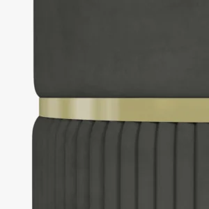 HOMCOM Storage Pouf 120 kg max για Σαλόνι, Είσοδο και Υπνοδωμάτιο, σε πολυεστέρα, 36x36x44 cm, Γκρι 838-439V00GY - Image 5