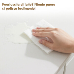 HOMCOM Μπουφές Κουζίνας με 2 Ντουλάπια και Συρτάρι, Ανοιχτό Κεντρικό Πάγκο και Ρυθμιζόμενα Ράφια, Λευκός 838-584V00WT - Image 6