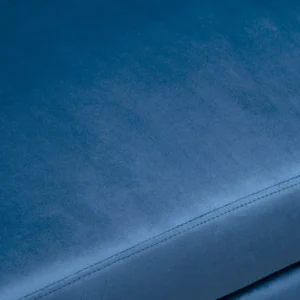 HOMCOM 3θέσιος γωνιακός καναπές-κρεβάτι με βελούδινη ταπετσαρία, σεζλόνγκ με μονάδα αποθήκευσης, 232x141x85cm - Μπλε 839-191 - Image 5