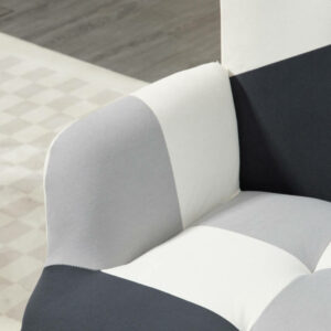 Πολυθρόνα κρεβατοκάμαρας HOMCOM σε καπιτονέ βελούδο και ξύλινα πόδια, 66x76x98cm, Πολύχρωμη 839-752V00MX - Image 6