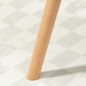 Πολυθρόνα κρεβατοκάμαρας HOMCOM σε καπιτονέ βελούδο και ξύλινα πόδια, 66x76x98cm, Πολύχρωμη 839-752V00MX - Image 7