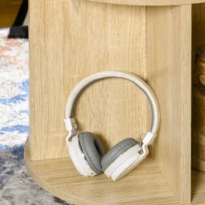 Σετ Στρογγυλά Nesting Τραπεζάκια Σαλονιού 60 x 47 cm 2 τμχ HOMCOM 839-810V00MX - Image 5