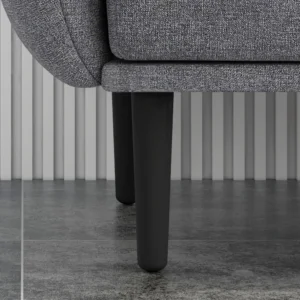 HOMCOM 3θέσιος καναπές-κρεβάτι με ανακλινόμενη πλάτη 3 επιπέδων από ύφασμα, 208x84x82cm, Γκρι 839-821V00GY - Image 6