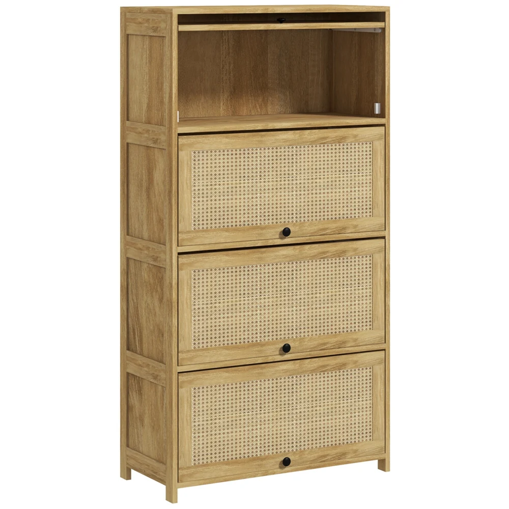 Ντουλάπι κουζίνας HOMCOM σε στυλ Boho με 4 πόρτες Ντουλάπι κουζίνας HOMCOM σε στυλ Boho με 4 πόρτες