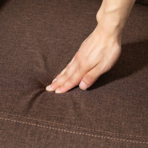 HOMCOM  Πολυθρόνα Χαλάρωσης Ανακλινόμενη με Υποπόδιο από Ύφασμα Εφέ Λινό, 69x85x100 εκ., Καφέ  83B-032V80BN - Image 8