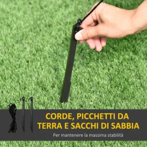 Χριστουγεννιάτικο Φουσκωτό Δέντρο με Χιονάνθρωπους και φωτάκια LED HOMCOM 844-414V90 - Image 5