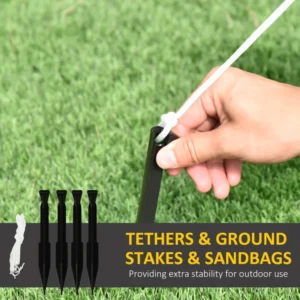 Outsunny Φουσκωτός Άγιος Βασίλης με βλήμα, φώτα LED και φουσκωτό, 154x76x183 cm 844-565V90MX - Image 5