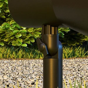 Outsunny Σετ 2 RGB ηλιακά φωτιστικά κήπου με 2 λειτουργίες φωτισμού, σε PP και PC, 10,6x15x38 cm, Μαύρο 844-835V00BK - Image 6