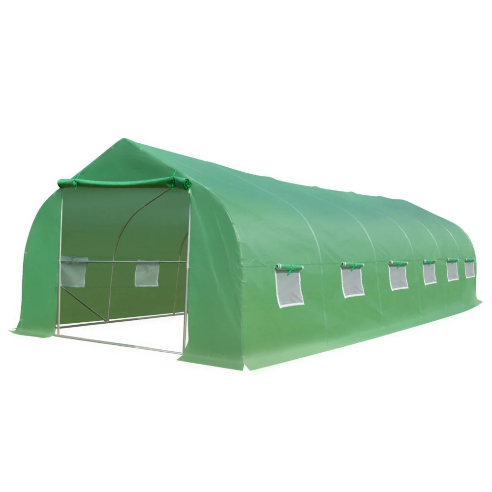 Outsunny Garden Θερμοκήπια Γεωργικά Θερμοκήπια Τιμές Τούνελ με Κάλυμμα και Κυλιόμενη Δομή και Παράθυρα - Πράσινο 845-019V01 Outsunny Garden Θερμοκήπια Γεωργικά Θερμοκήπια Τιμές Τούνελ με Κάλυμμα και Κυλιόμενη Δομή και Παράθυρα - Πράσινο 845-019V01