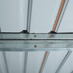 Υπόστεγο κήπου Outsunny με 2 συρόμενες πόρτες και 4 αεραγωγούς από χάλυβα και PP, 340x386x200cm, κίτρινο 845-031V01YL - Image 7