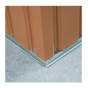 Μεταλλική Αποθήκη Κήπου από Γαλβανισμένο Ατσάλι 277 x 191 x 192 cm Χρώματος Καφέ Outsunny 845-031YL - Image 6