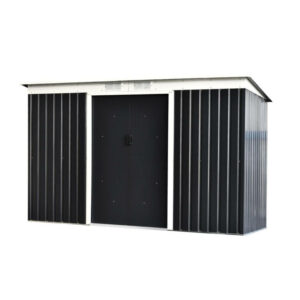 Μεταλλική Αποθήκη Κήπου από Γαλβανισμένο Ατσάλι 280 x 130 x 172 cm Outsunny 845-032CG - Image 4