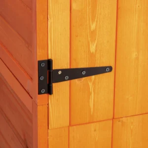 Υπόστεγο κήπου Outsunny για Ξύλινα Εργαλεία με 2 Πόρτες και 3 Ράφια, 84x52x188cm 845-063V01 - Image 6