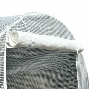 Θερμοκήπια Outsunny Garden Greenhouse Agricultural Tunnel (5 x 2 x 2m) με μεταλλική κατασκευή και φύλλο πολυαιθυλενίου - λευκό 845-071V02 - Image 6