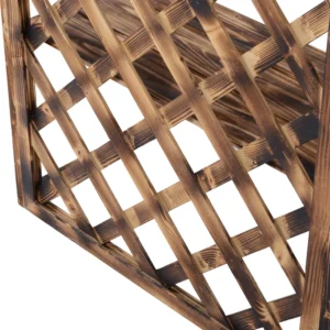 Outsunny Ράφια Ζαρντινιέρα για Φυτά με 3 Ράφια σε Ξύλο Ελάτης, 80x40x150cm 845-118 - Image 7