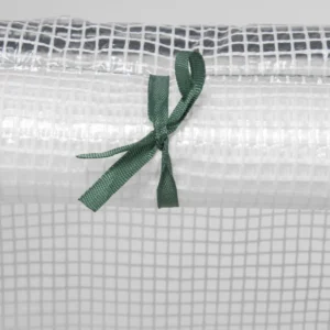 Θερμοκήπιο Outsunny Garden με Ενισχυμένο κάλυμμα πολυαιθυλενίου και πλαίσιο από χάλυβα, 180x90x90cm, Λευκό 845-204V03WT - Image 6