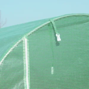 Outsunny Garden Tunnel Θερμοκηπίου Ατσάλινο Πλαίσιο με 8 Παράθυρα, Πράσινο 500x200x210cm 845-229V02 - Image 6