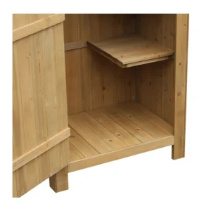 Ξύλινη Αποθήκη Κήπου 77.5 x 54.2 x 179.5 cm Outsunny 845-246ND - Image 5