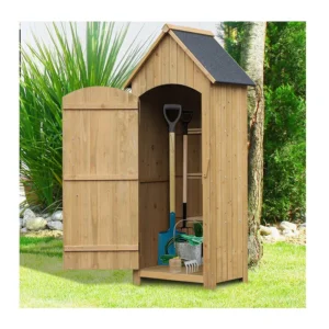 Ξύλινη Αποθήκη Κήπου 77.5 x 54.2 x 179.5 cm Outsunny 845-246ND - Image 7