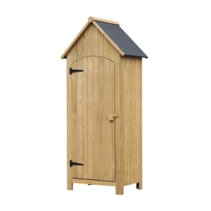 Ξύλινη Αποθήκη Κήπου 77.5 x 54.2 x 179.5 cm Outsunny 845-246ND - Image 8