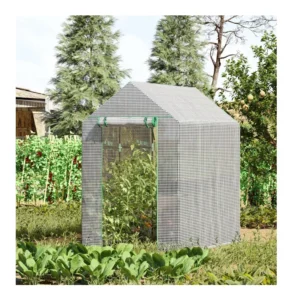 Μεταλλικό Θερμοκήπιο με 4 Ράφια 120 x 186 x 190 cm Outsunny 845-306V01 - Image 3