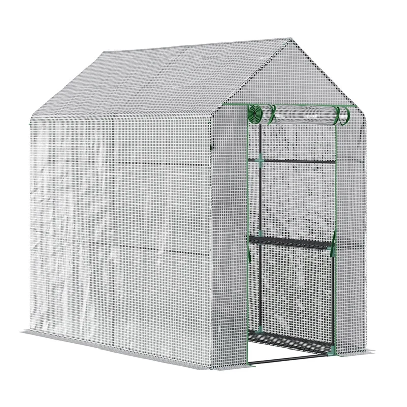 Μεταλλικό Θερμοκήπιο με 4 Ράφια 120 x 186 x 190 cm Outsunny 845-306V01 Μεταλλικό Θερμοκήπιο με 4 Ράφια 120 x 186 x 190 cm Outsunny 845-306V01