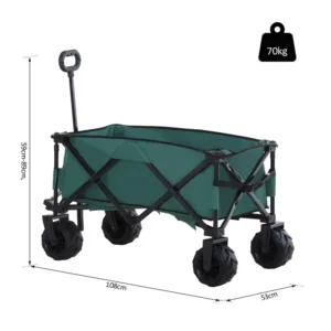 Αναδιπλούμενο Καρότσι Κήπου 108 x 53 x 59 - 89 cm Outsunny 845-311GN - Image 6