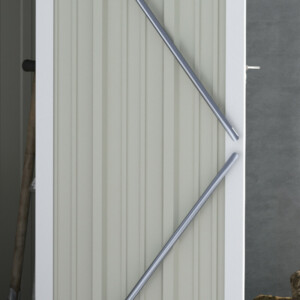 Υπόστεγο Outsunny Toolbox από αδιάβροχο ατσάλι 142x84x189cm 845-328V01GN - Image 7