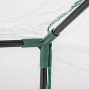 Outsunny Mini Garden Θερμοκήπιο με 2 κυλιόμενα παράθυρα και κάλυμμα PVC Anti-UV, 119x60x60cm, Διαφανές 845-368V04 - Image 6