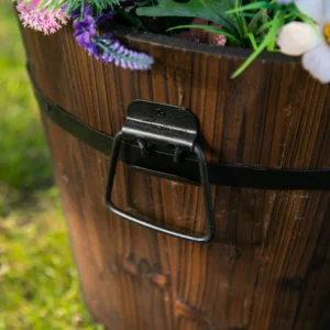 Outsunny Σετ 3 Ξύλινες γλάστρες με φυτά διάφορα μεγέθη, για κήπο και εσωτερικό 845-450 - Image 6