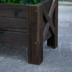 Γλάστρα Outsunny Outsunny Planter Plant Holder Pot for Raised Garden in Wood 845-458 - Image 6