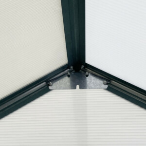 Θερμοκήπιο Outsunny Garden από πολυανθρακικό, μέταλλο και αλουμίνιο, αντι-UV και αντιανεμικό, 190x375x199cm, πράσινο 845-540V02GN - Image 6