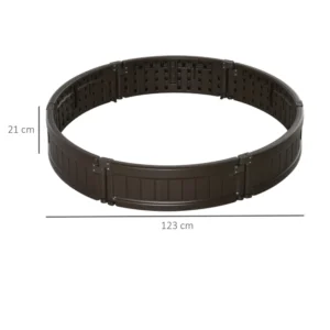 Στρογγυλή Ζαρντινιέρα εξωτερικού χώρου