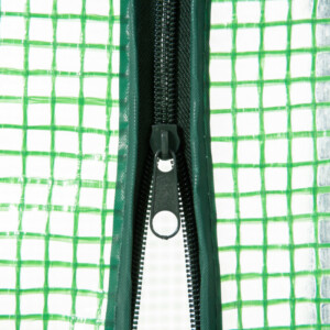 Θερμοκήπιο Outsunny Garden με Μεταλλικά Ράφια, Κάλυμμα PE και Roll-Up Door 80x49x160cm, Πράσινο 845-607V01 - Image 6