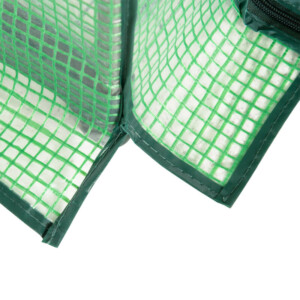 Θερμοκήπιο Outsunny Garden με Μεταλλικά Ράφια, Κάλυμμα PE και Roll-Up Door 80x49x160cm, Πράσινο 845-607V01 - Image 7