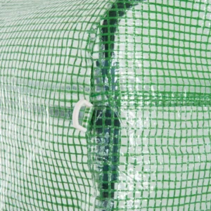 Θερμοκήπιο Outsunny Outdoor Tunnel με κάλυμμα πολυαιθυλενίου, αρθρωτή πόρτα και 4 παράθυρα, πράσινο 845-619 - Image 7