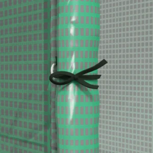 Outsunny Επιτοίχιο Θερμοκήπιο Κήπου με 2 Ρολόπορτες και κάλυμμα PE Anti-UV, 200x80x200cm, Πράσινο 845-935V00GN - Image 6