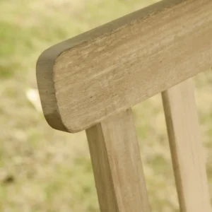 Outsunny Κουνιστή Καρέκλα Εξωτερικού Χώρου Κρεμαστό για 2 Άτομα σε Ξύλινες και Μεταλλικές Αλυσίδες, Φυσικό Χρώμα 119x65x61cm 84A-154ND - Image 6