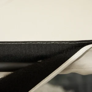 Outsunny Κούνια κήπου 2 θέσεων με ρυθμιζόμενο κουβούκλιο, 140x118x162cm Μπεζ 84A-233BG - Image 5