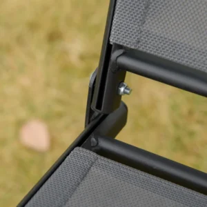 Outsunny 2θέσια κούνια κήπου με ρυθμιζόμενο κουβούκλιο, 140x118x162cm Γκρι 84A-233CG - Image 7