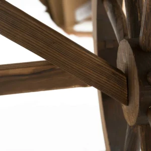 Τραπέζι κήπου Outsunny Country Style με ποδαράκια τροχού, Ξύλο Ελάτης αδιάβροχο 113x60x65cm 84B-361 - Image 7