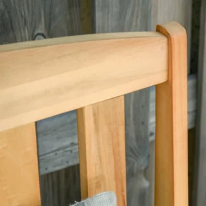 Outsunny 2θέσιος κουνιστός πάγκος κήπου με μπράτσα από ξύλο ελάτης 84B-529 - Image 6