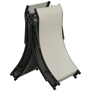 Outsunny Σετ 2 Πτυσσόμενες Ξαπλώστρες Κήπου, Ξαπλώστρες Αλουμινίου και Textilene, 61x165x63cm 84B-540CF - Image 6