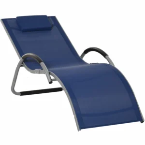 Outsunny ξαπλώστρα αλουμινίου