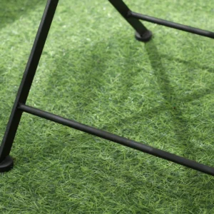 Outsunny σετ κήπου 3 τεμαχίων, τραπεζάκι σαλονιού και 2 πτυσσόμενες καρέκλες με μωσαϊκό, μπλε 84B-852 - Image 7