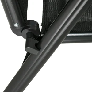 Outsunny Σετ Τραπέζι 7 τμχ με πτυσσόμενες και ρυθμιζόμενες καρέκλες κήπου σε Texteline, Μαύρο 84B-923 - Image 6